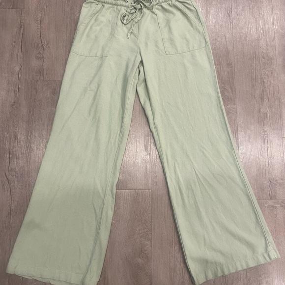 Rewash Mint Wide-Leg Pants - Picture 3 of 14
